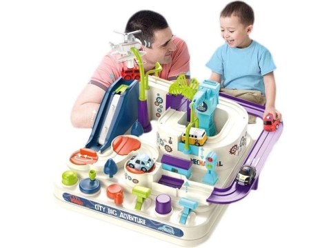 TOR PARKING SAMOCHODOWY Z PRZESZKODAMI POJAZDY RATUNKOWE WINDA 4 AUTKA