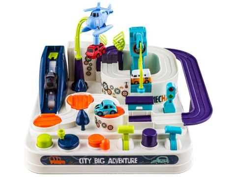 TOR PARKING SAMOCHODOWY Z PRZESZKODAMI POJAZDY RATUNKOWE WINDA 4 AUTKA