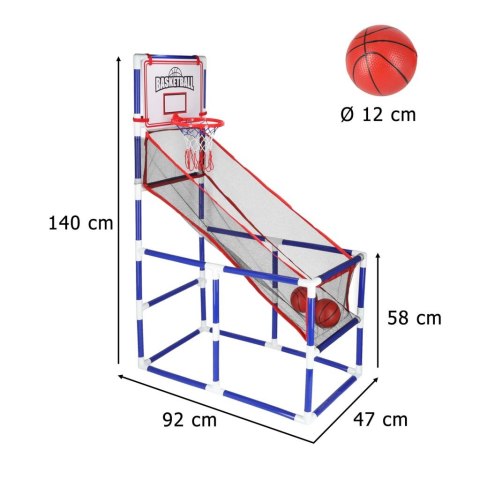 KOSZYKÓWKA ARCADE DLA DZIECI GRA ZRĘCZNOŚCIOWA TRENAŻER ZESTAW KOSZ 2 PIŁKI