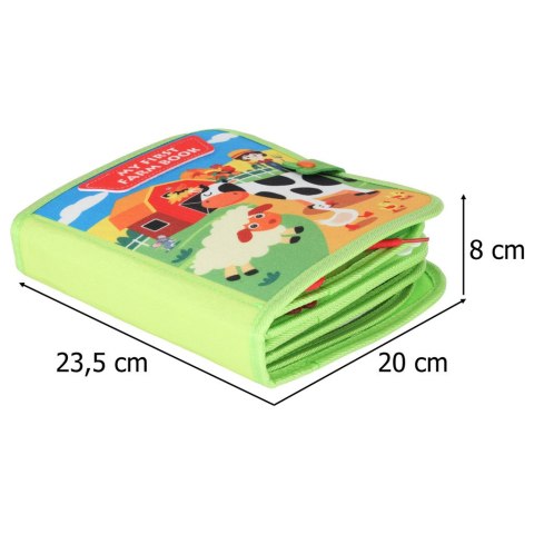 KSIĄŻECZKA SENSORYCZNA FILCOWA MANIPULACYJNA DLA MALUSZKA RUCHOME ELEMENTY