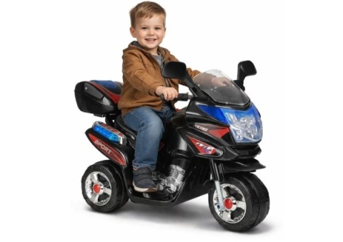 MOTOREK TRÓJKOŁOWY HC8051 DLA DZIECI 1-3 LAT SKUTER ŚWIATŁA LED MELODIE