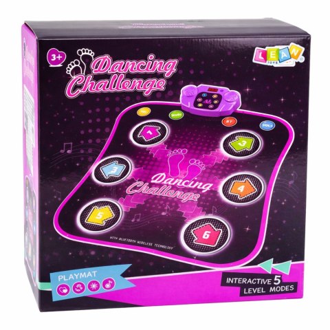 MATA MUZYCZNA DO TAŃCZENIA DLA DZIECI BLUETOOTH 5 TRYBÓW WYZWANIE ŚWIATŁA