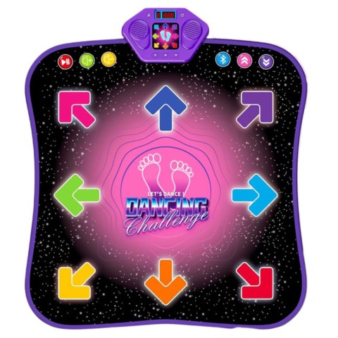 MATA MUZYCZNA DO TAŃCZENIA DLA DZIECI BLUETOOTH 5 TRYBÓW 3 POZIOMY ŚWIATŁA