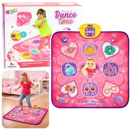 MATA MUZYCZNA DO TAŃCZENIA DLA DZIECI BLUETOOTH 5 TRYBÓW JEDNOROŻEC ŚWIATŁA