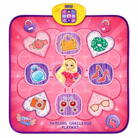 MATA MUZYCZNA DO TAŃCZENIA DLA DZIECI BLUETOOTH 5 TRYBÓW JEDNOROŻEC ŚWIATŁA