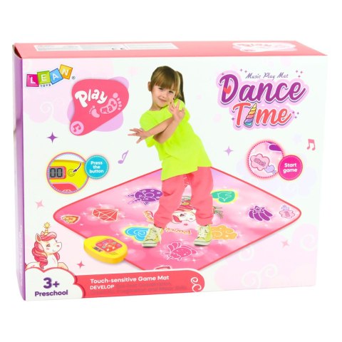 MATA MUZYCZNA DO TAŃCZENIA DLA DZIECI BLUETOOTH 5 TRYBÓW JEDNOROŻEC ŚWIATŁA