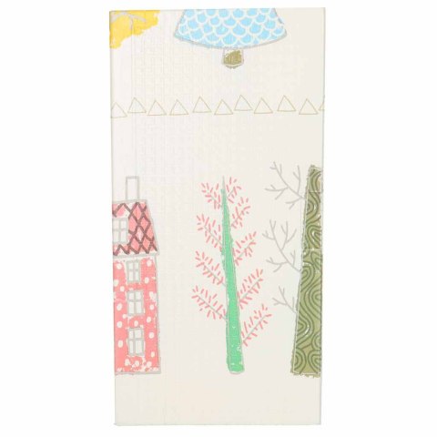 MATA PIANKOWA EDUKACYJNA DLA NIEMOWLĄT DWU STRONNA SKŁADANA 150X200CM DRZEWA MISIE