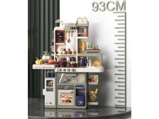 KUCHNIA INTERAKTYWNA DLA DZIECI KRAN Z WODĄ PARA DŹWIĘKI AKCESORIA 104 EL.