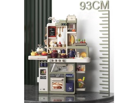 KUCHNIA INTERAKTYWNA DLA DZIECI KRAN Z WODĄ PARA DŹWIĘKI AKCESORIA 104 EL.