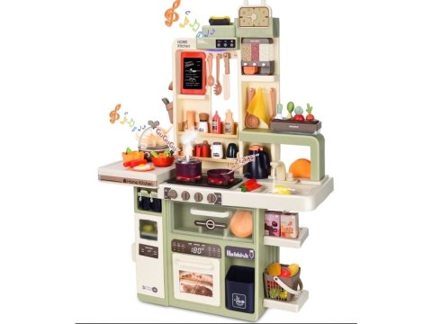 KUCHNIA INTERAKTYWNA DLA DZIECI KRAN Z WODĄ PARA DŹWIĘKI AKCESORIA 104 EL.