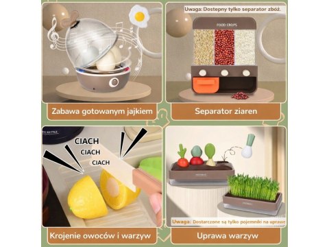 KUCHNIA INTERAKTYWNA DLA DZIECI KRAN Z WODĄ PARA DŹWIĘKI AKCESORIA 104 EL.