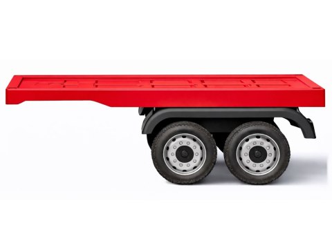 NACZEPA PRZYCZEPA DO CIĘŻARÓWKI HL358 MERCEDES ACTROS SCANIA NA AKUMULATOR CZERWONA