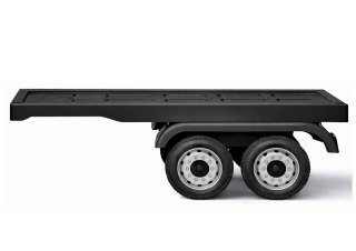 NACZEPA PRZYCZEPA DO CIĘŻARÓWKI HL358 SCANIA MERCEDES ACTROS NA AKUMULATOR CZARNA