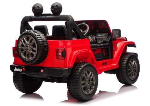 AUTO NA AKUMULATOR DLA DZIECKA JEEP WRANGLER RUBICON 4X200W 24V EVA PILOT