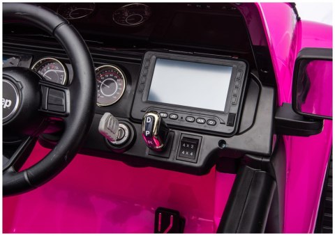 AUTO NA AKUMULATOR DLA DZIECKA JEEP WRANGLER RUBICON 4X200W 24V EVA PILOT