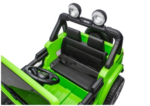 AUTO NA AKUMULATOR DLA DZIECKA JEEP WRANGLER RUBICON 4X200W 24V EVA PILOT