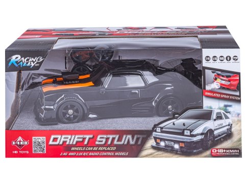 SAMOCHÓD ZDALNIE STEROWANY AUTO RC DODGE 4X4 DO DRIFTU 1:16 DYM LED PILOT 2.4