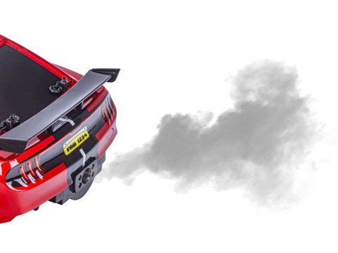 SAMOCHÓD ZDALNIE STEROWANY AUTO RC MUSTANG 4X4 DO DRIFTU 1:16 DYM LED PILOT 2.4