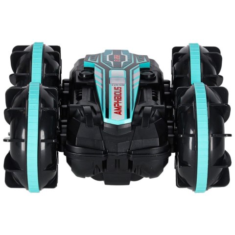 SAMOCHÓD ZDALNIE STEROWANY GESTAMI AMFIBIA 4X4 360 PŁYWA AKUMULATOR 2.4GHZ