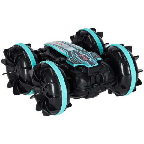 SAMOCHÓD ZDALNIE STEROWANY GESTAMI AMFIBIA 4X4 360 PŁYWA AKUMULATOR 2.4GHZ