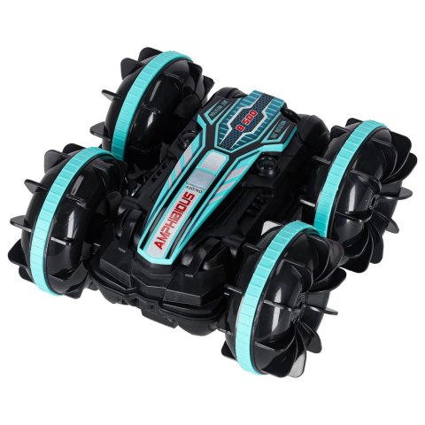 SAMOCHÓD ZDALNIE STEROWANY GESTAMI AMFIBIA 4X4 360 PŁYWA AKUMULATOR 2.4GHZ