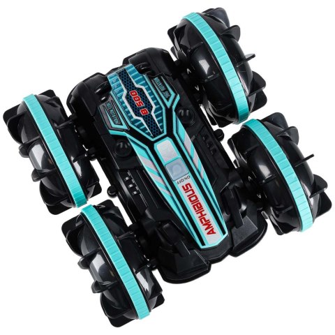 SAMOCHÓD ZDALNIE STEROWANY GESTAMI AMFIBIA 4X4 360 PŁYWA AKUMULATOR 2.4GHZ