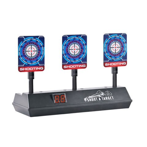 TARCZA ELEKTRONICZNA DO STRZELANIA LICZNIK LCD SIATKA GRA ZRĘCZNOŚCIOWA