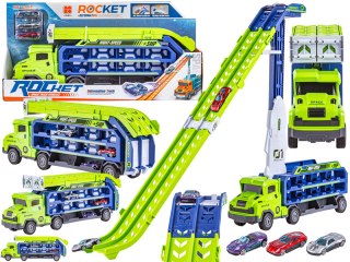 TRANSPORTER TIR WYRZUTNIA ZESTAW 3 AUTEK TOR SAMOCHODOWY NAPĘD CIĘŻARÓWKA