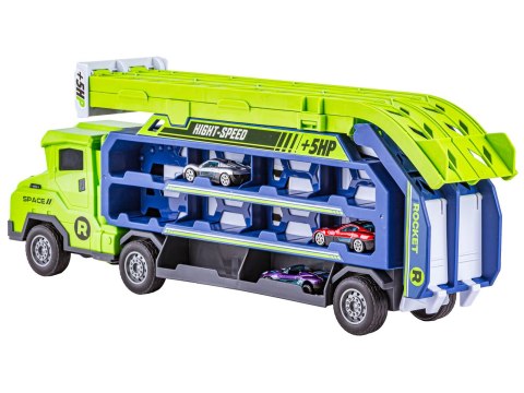 TRANSPORTER TIR WYRZUTNIA ZESTAW 3 AUTEK TOR SAMOCHODOWY NAPĘD CIĘŻARÓWKA