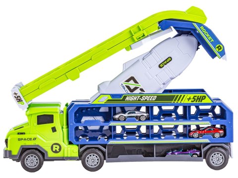 TRANSPORTER TIR WYRZUTNIA ZESTAW 3 AUTEK TOR SAMOCHODOWY NAPĘD CIĘŻARÓWKA