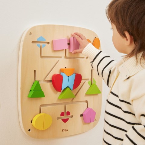 VIGA Panel Aktywności Ścienny 16 Ruchomych Elementów