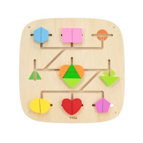 VIGA Panel Aktywności Ścienny 16 Ruchomych Elementów