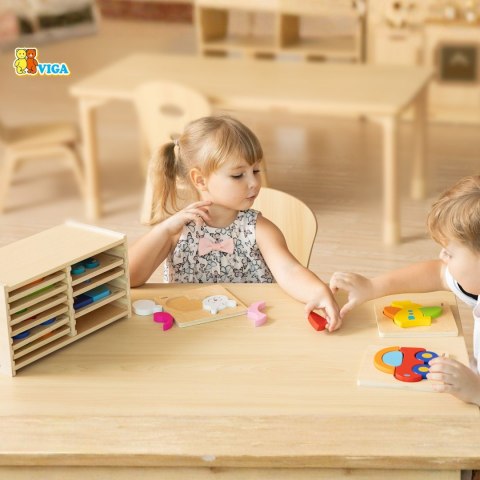 VIGA Puzzle Drewniane 12 Plansz