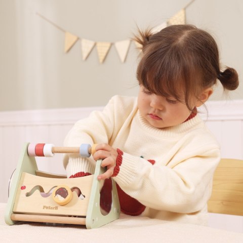 VIGA Trójkąt Aktywności - Drewniana Zabawka Edukacyjna 5w1