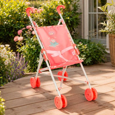 WÓZEK DLA LALEK SPACERÓWKA SKŁADANY 62CM ANNABELL ZAPINANE PASY RÓŻOWY