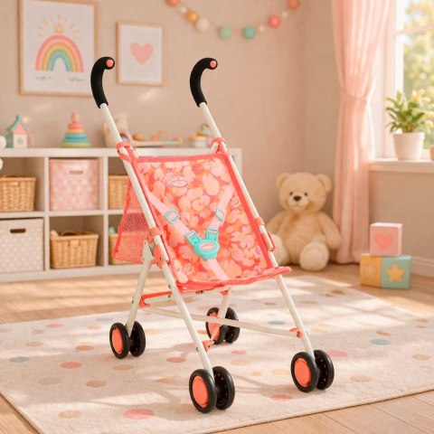 WÓZEK DLA LALEK SPACERÓWKA SKŁADANY 62CM TORBA ANNABELL ZAPINANE PASY