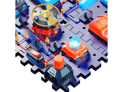 ZESTAW DOŚWIADCZALNY NAUKOWY SYGNALIZACJA ŚWIETLNA WIATRAK MAŁY ELEKTRONIK