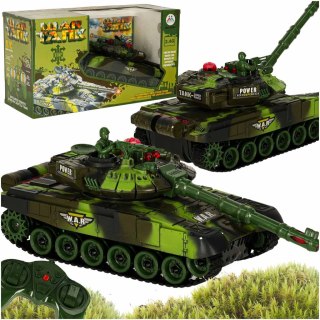CZOŁG ZDALNIE STEROWANY RC WAR TANK 9993 ŚWIATŁA DŹWIĘKI PILOT 2.4GHz AKUMULATOR