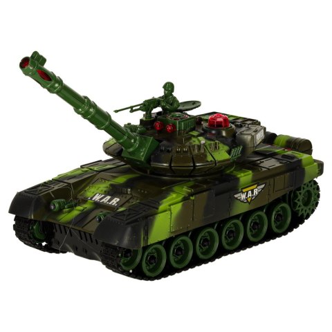 CZOŁG ZDALNIE STEROWANY RC WAR TANK 9993 ŚWIATŁA DŹWIĘKI PILOT 2.4GHz AKUMULATOR