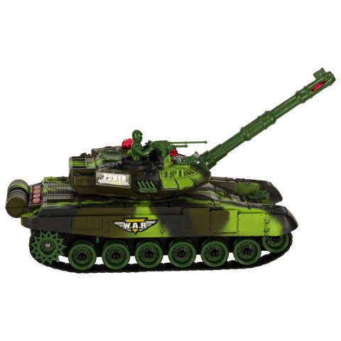 CZOŁG ZDALNIE STEROWANY RC WAR TANK 9993 ŚWIATŁA DŹWIĘKI PILOT 2.4GHz AKUMULATOR