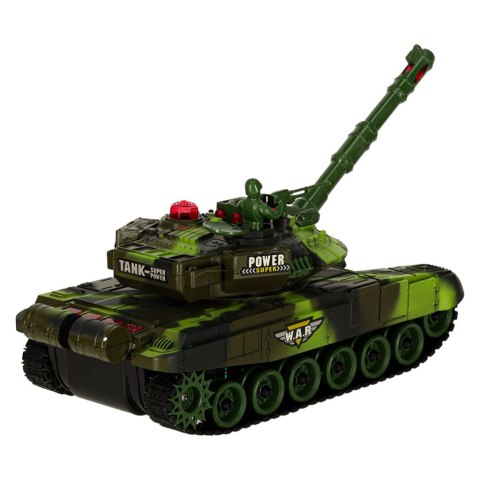 CZOŁG ZDALNIE STEROWANY RC WAR TANK 9993 ŚWIATŁA DŹWIĘKI PILOT 2.4GHz AKUMULATOR