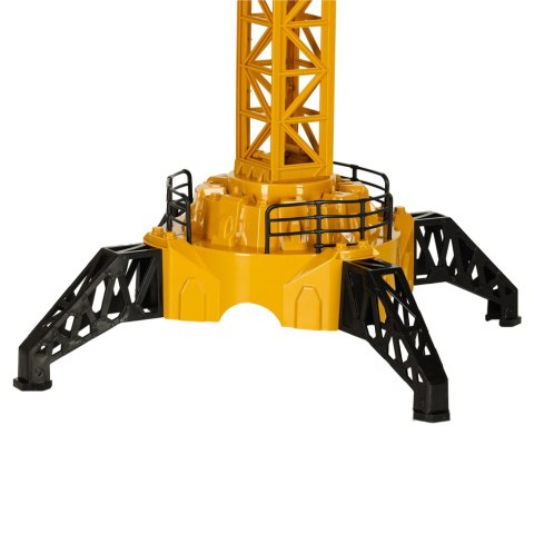 DUŻY DŹWIG ŻURAW ZDALNIE STEROWANY 128CM DO ZBUDOWANIA ŚWIATŁA DŹWIĘKI PILOT