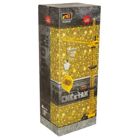 DUŻY DŹWIG ŻURAW ZDALNIE STEROWANY 128CM DO ZBUDOWANIA ŚWIATŁA DŹWIĘKI PILOT