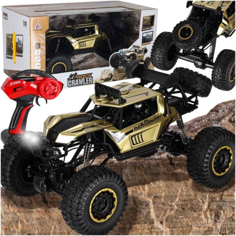 DUŻY SAMOCHÓD ZDALNIE STEROWANY AUTO RC ROCK CRAWLER 1:8 51CM PILOT 2,4GHz