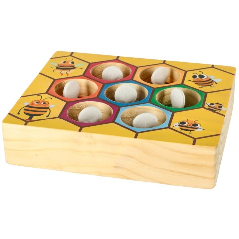 GRA EDUKACYJNA PLASTER MIODU PSZCZÓŁKI DREWNIANA MONTESSORI