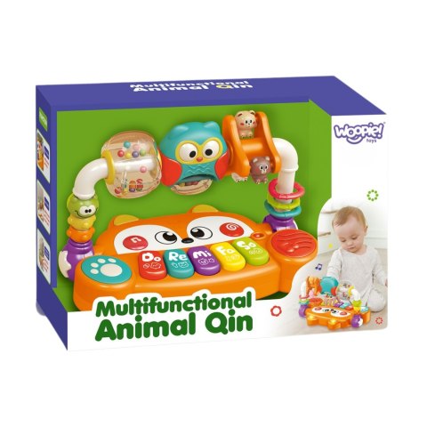 INTERAKTYWNE PIANINO EDUKACYJNE SENSORYCZNE DLA DZIECI LISEK LED PREMIUM