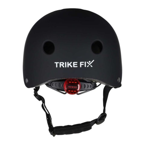 KASK ROWEROWY DZIECIĘCY TRIKE FIX DLA DZIECI REGULOWANY S 48-54CM LED CZARNY