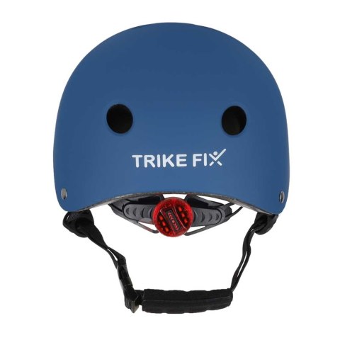 KASK ROWEROWY DZIECIĘCY TRIKE FIX DLA DZIECI REGULOWANY S 48-54CM LED GRANATOWY