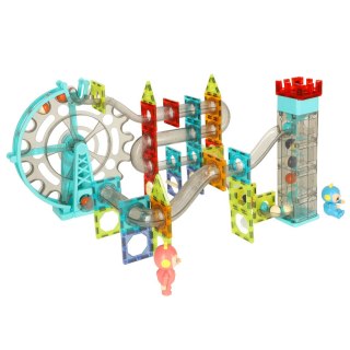 KLOCKI MAGNETYCZNE TOR KULKOWY WINDA MŁYN ZESTAW KONSTRUKCYJNY 118EL DŹWIĘK