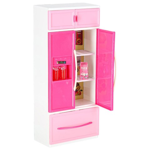 MEBELKI DLA LALEK KUCHNIA 4 MODUŁY DŹWIĘKI ŚWIATŁA LED AKCESORIA 48CM